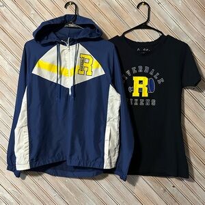 Archie Comics Riverdale Vixens Windbreaker & Fitted Tee Shirt Set